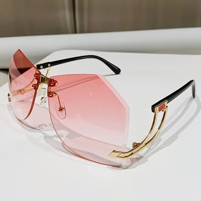 Square Trendy Cute Gradient UV400 Shades