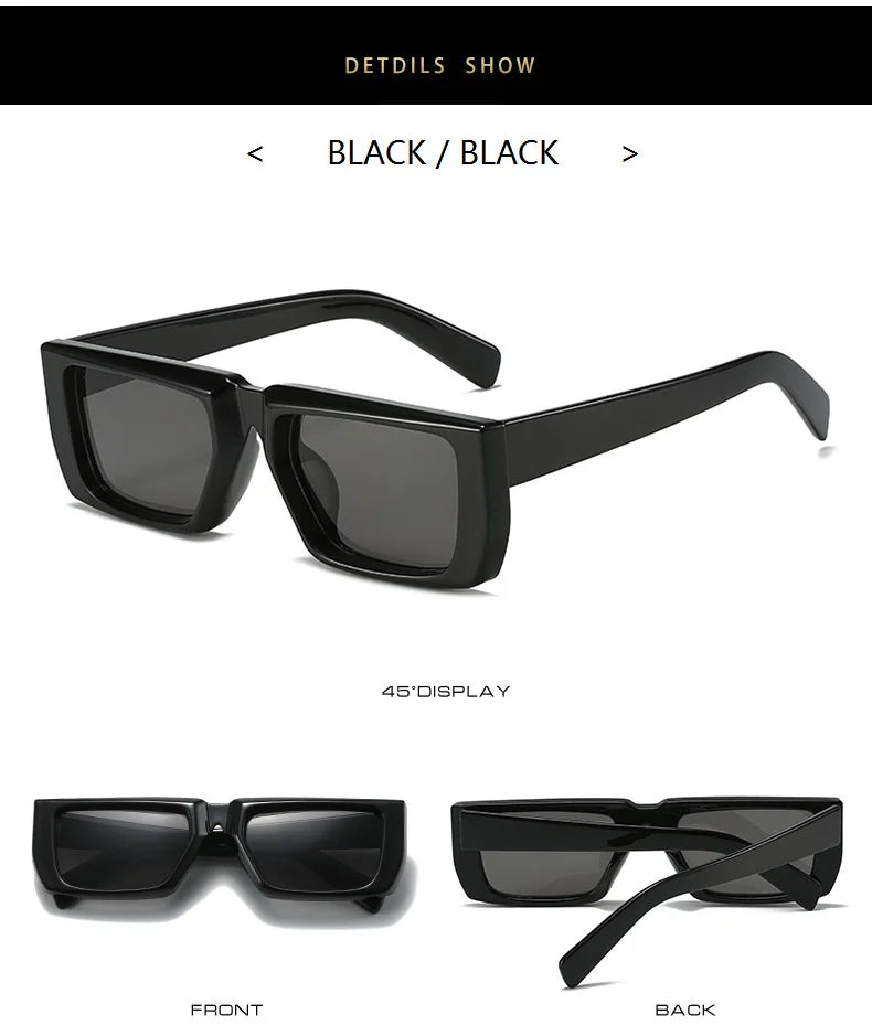 Trendy Designer Square Shades - UV400 Eyewear