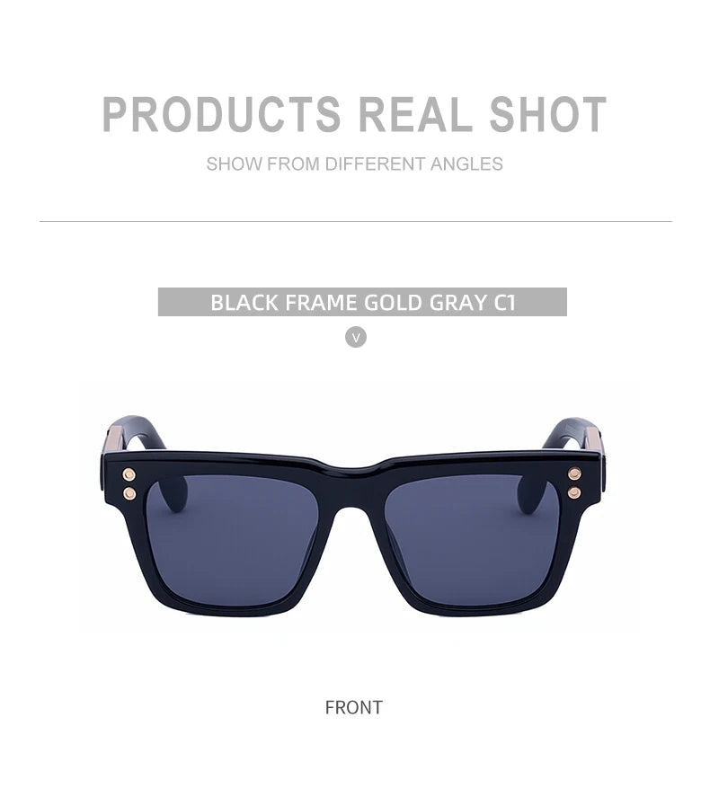 Classic Square Steampunk Eyewear -UV400