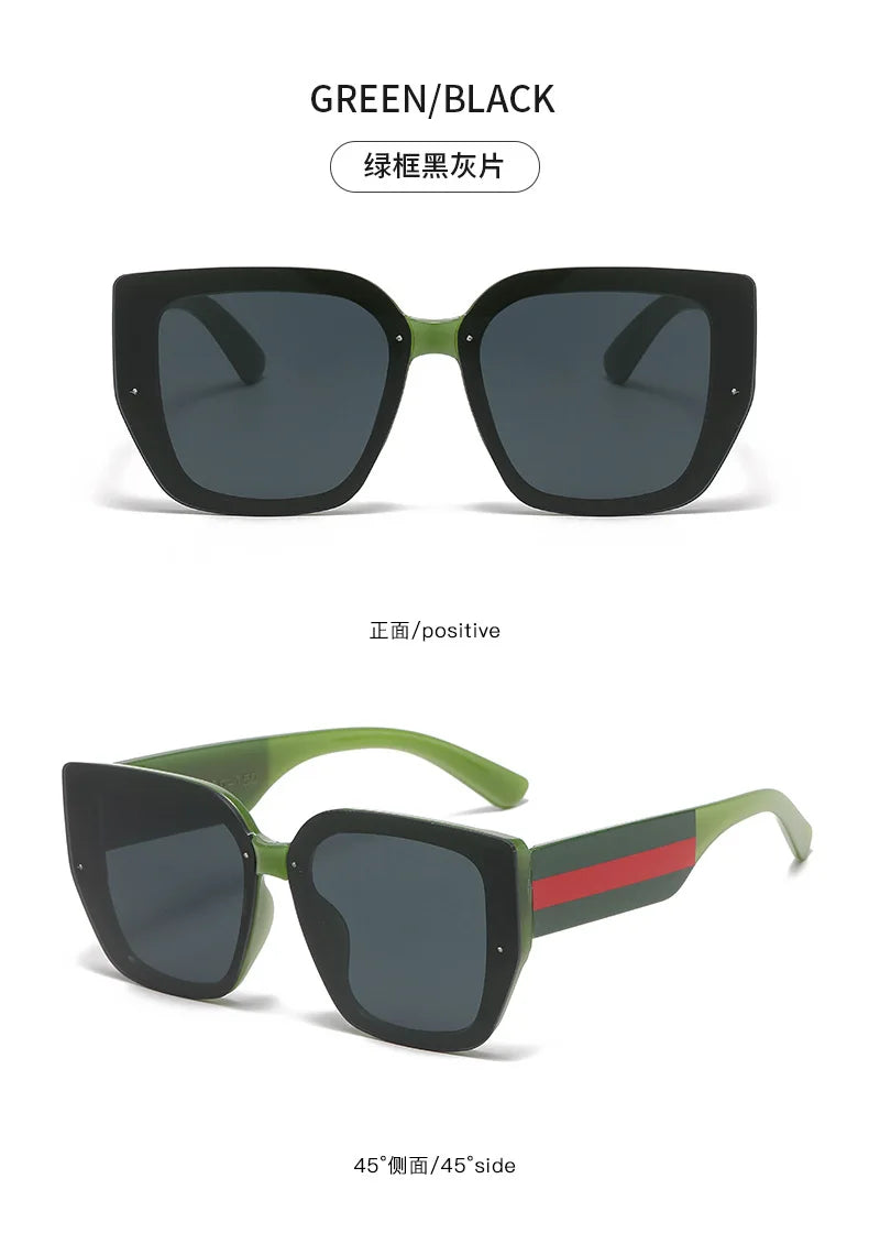 Square Retro Oversized Eyewear | UV400
