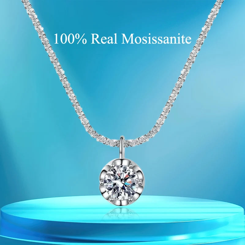 TEN CARATS s925 Sterling Silver Crown Necklace