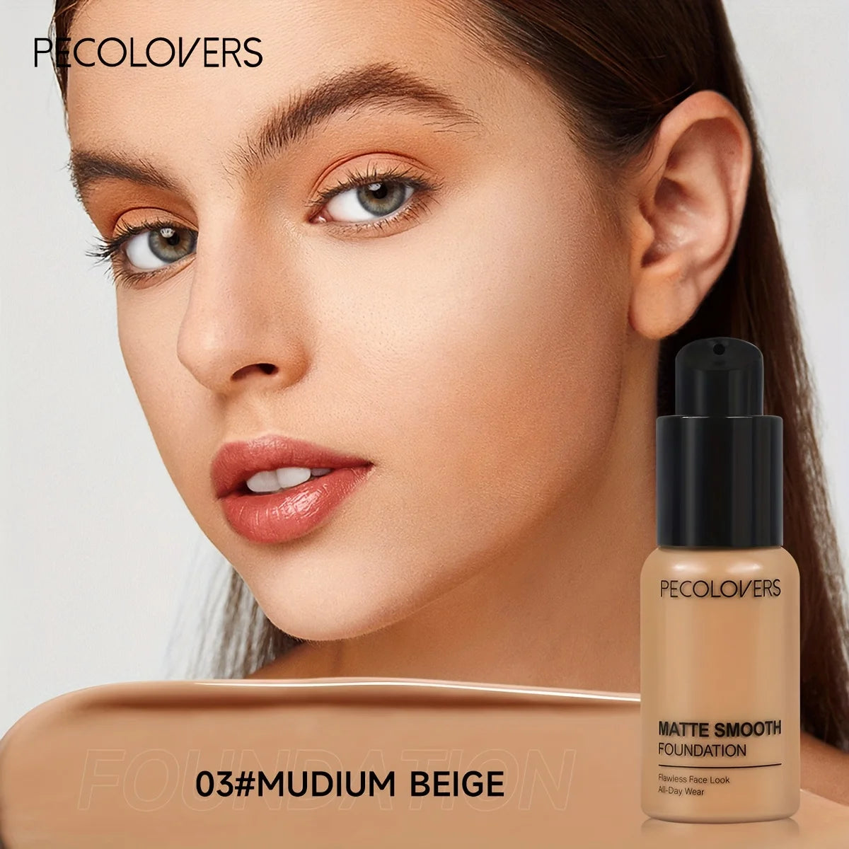 Finish Liquid Foundation - Oil-Control, Waterproof, Full Coverage Concealer for All Skin Tones