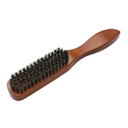 Curved Wooden Beard / Mustache Brushes