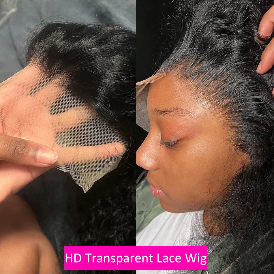 13x4 / 40 Inch Deep Wave Wigs Human Hair