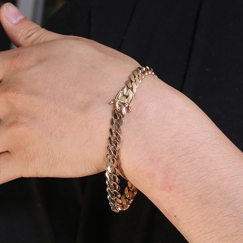 Miami Cuban 14K Gold - Jewelry Gift