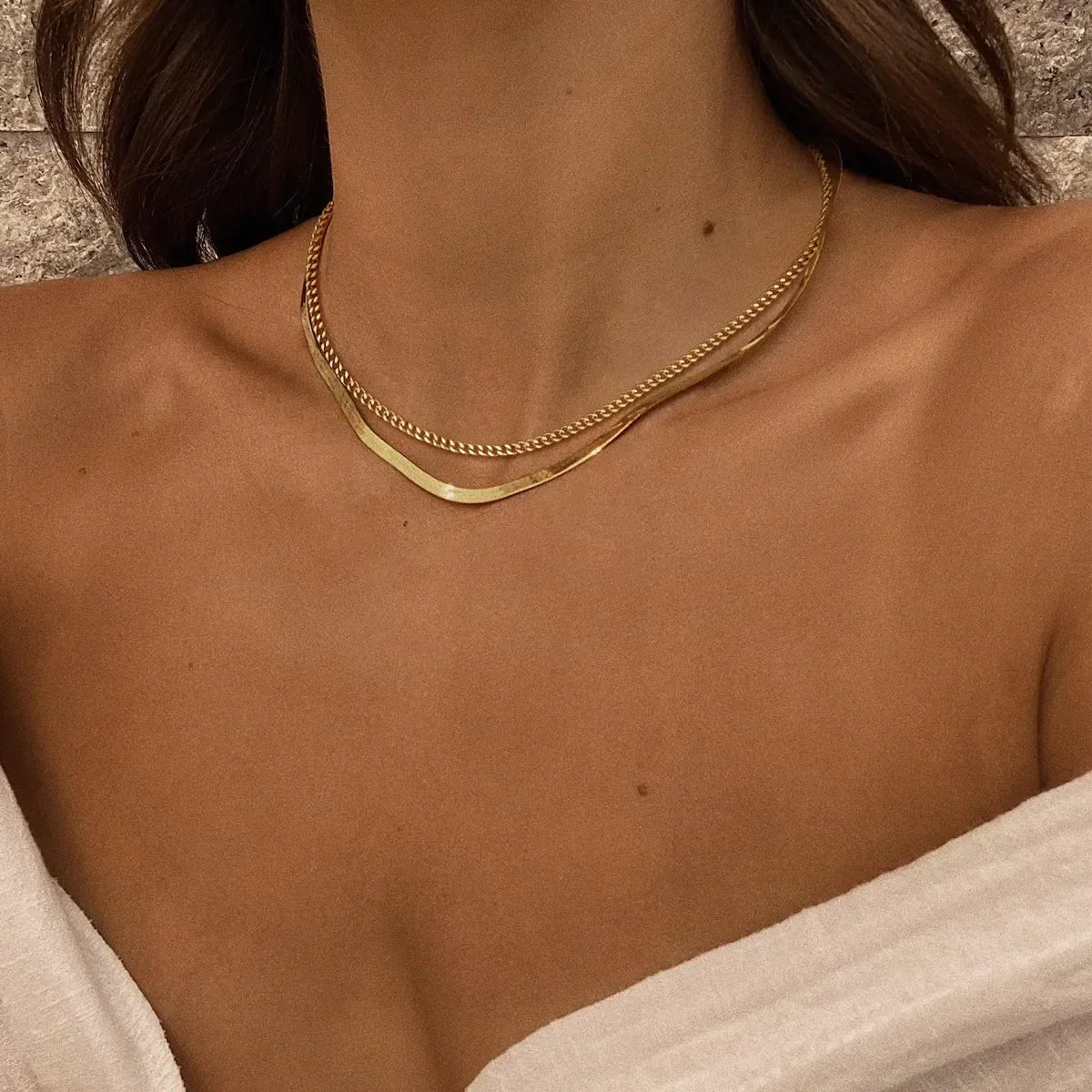 Hot Selling Water Droplet Layered Necklace