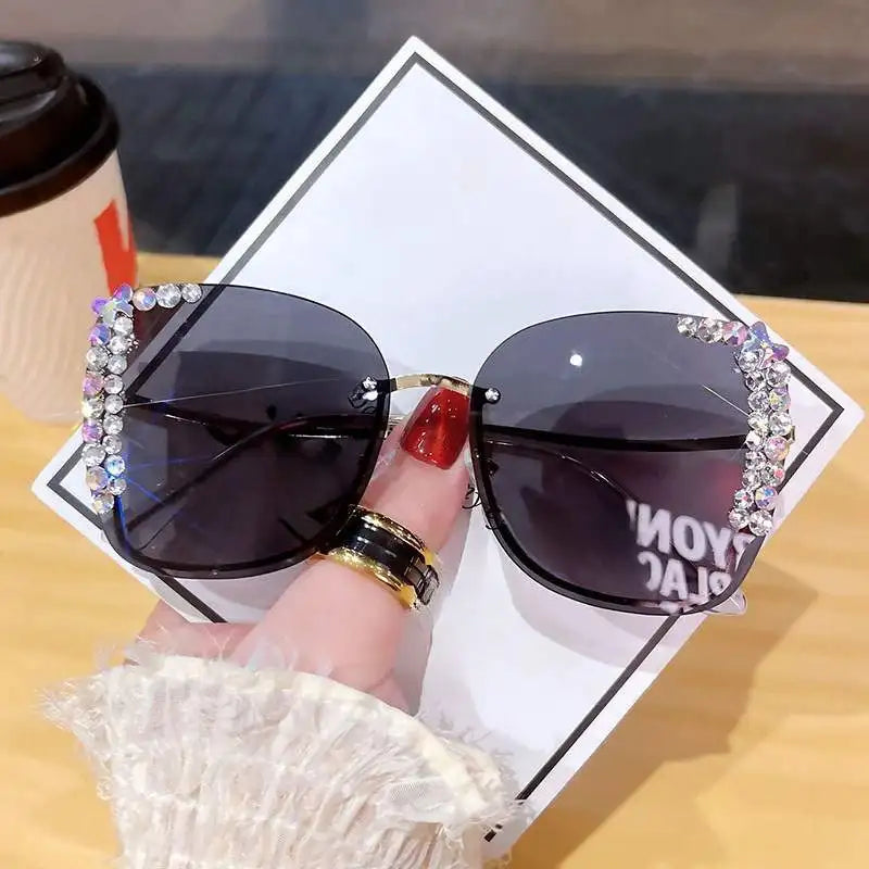 Diamond slim face high-grade sunglasses