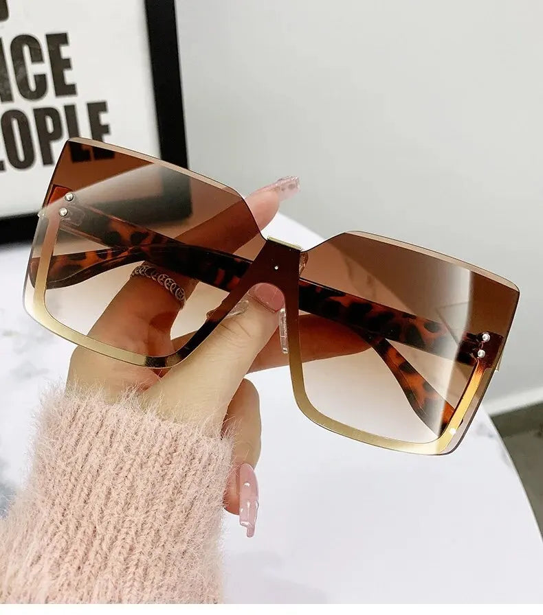 Half-frame Anti-uv Glasses