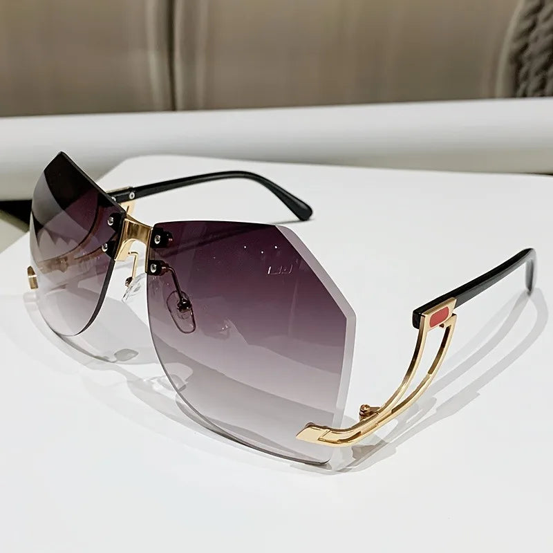 Square Trendy Cute Gradient UV400 Shades