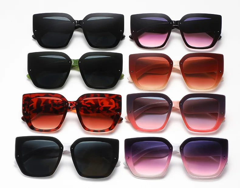 Square Retro Oversized Eyewear | UV400