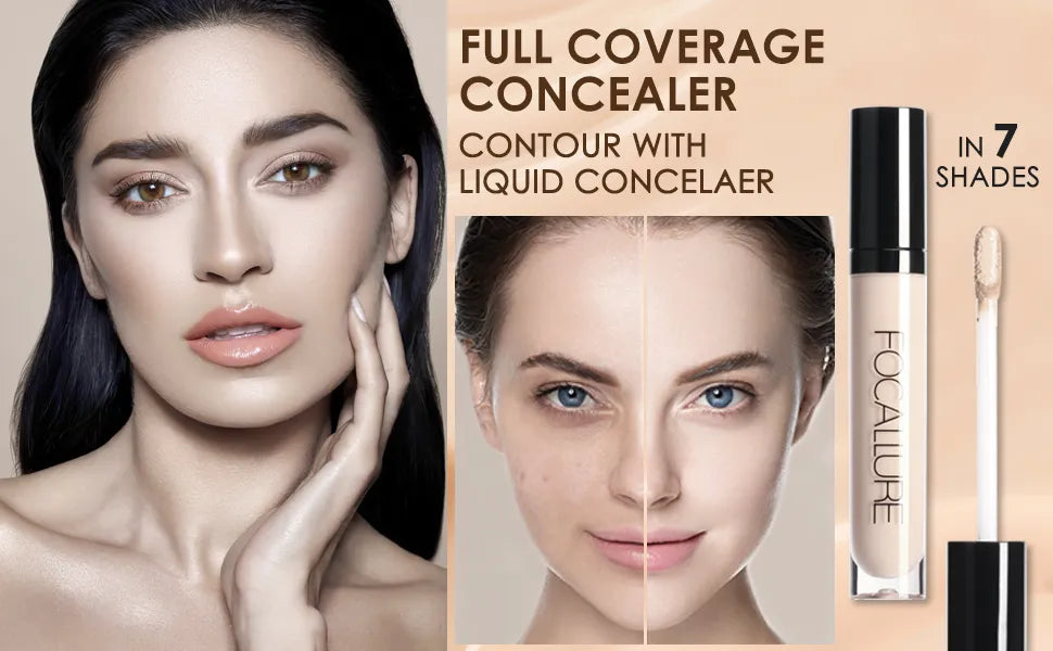 7 Colors Face Concealer / Liquid Foundation