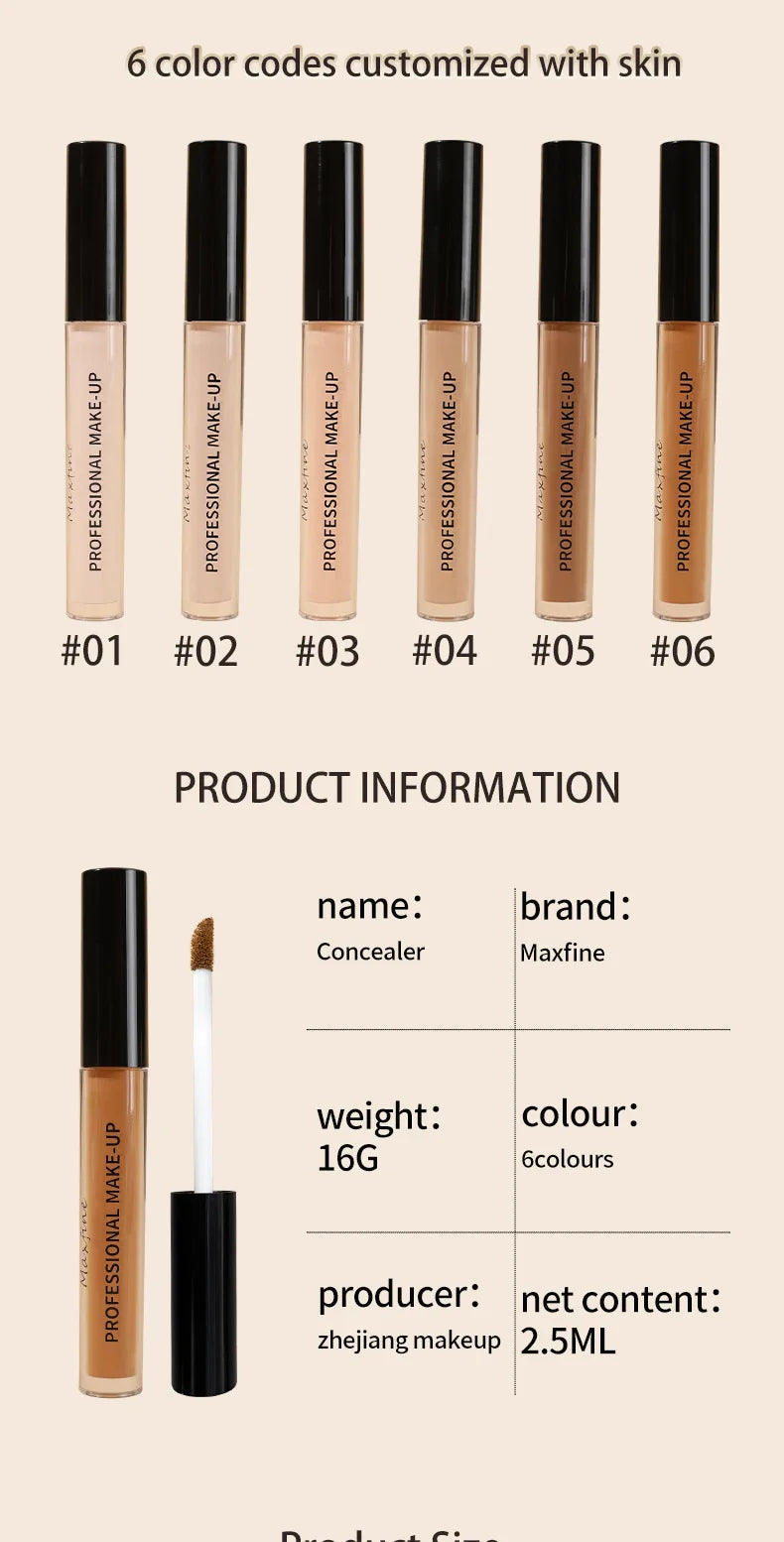 Liquid Concealer Matte Waterproof Long Lasting