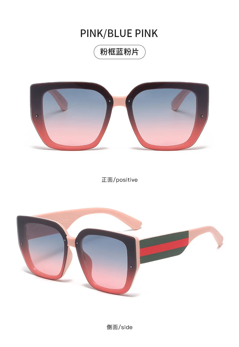 Square Retro Oversized Eyewear | UV400