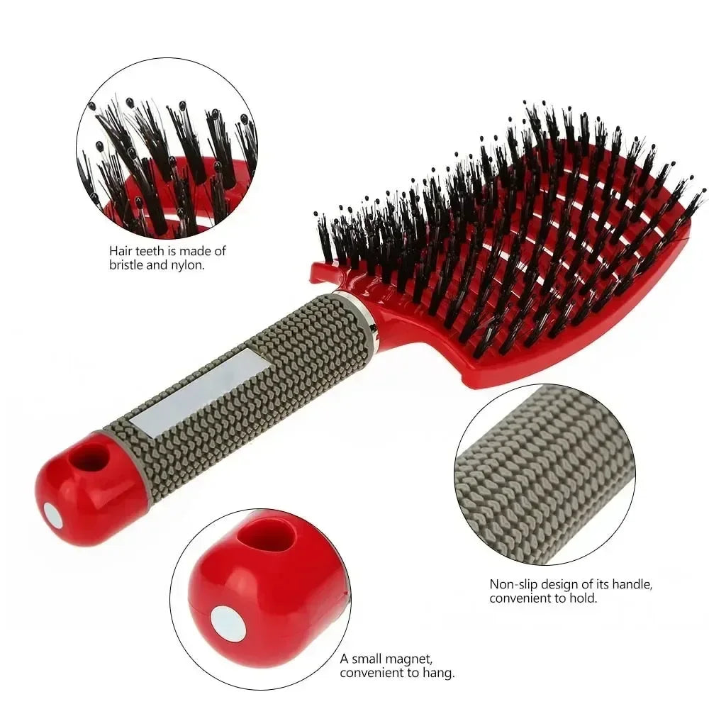 Scalp Massage Curly Detangle Styling Brush