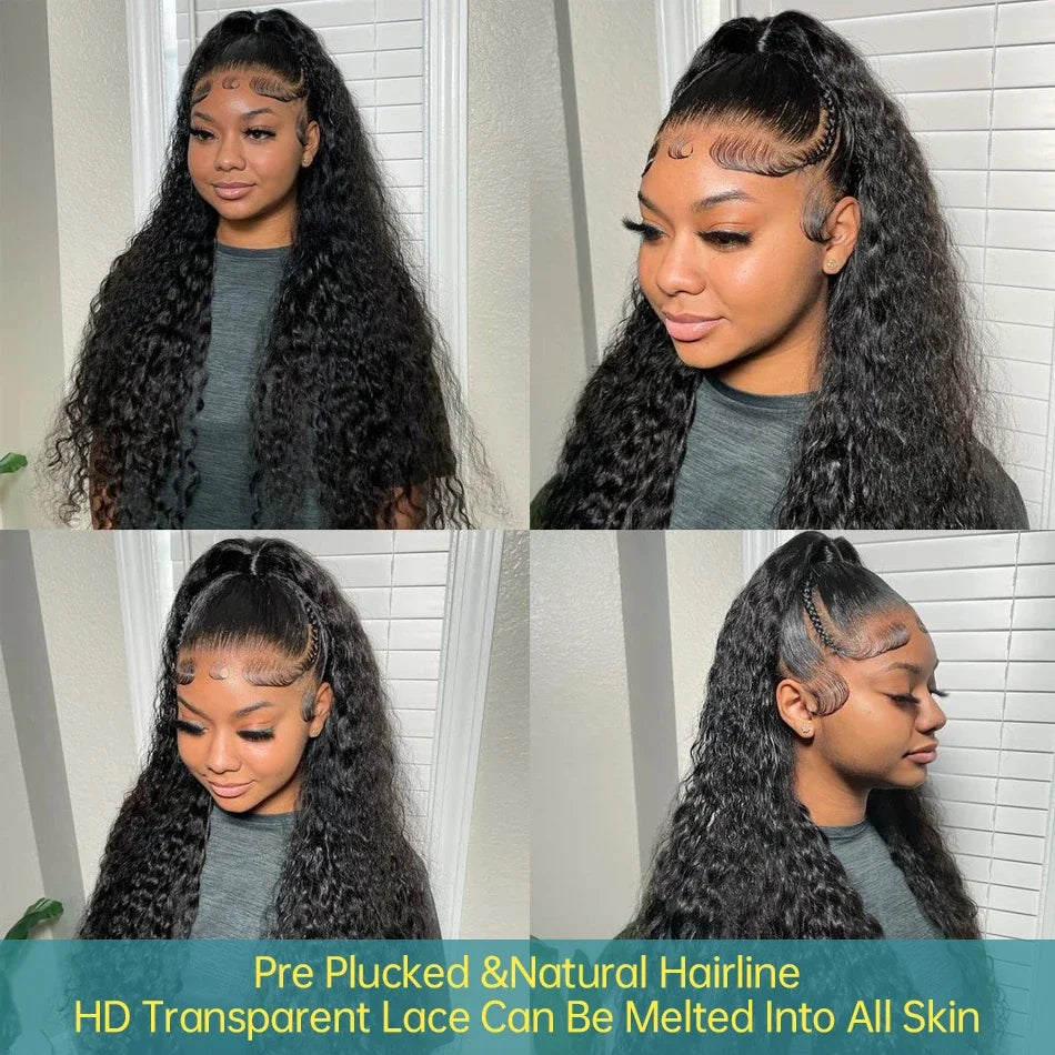 250 Density Kinky Curly | 40Inch Brazilian Loose Deep Wave