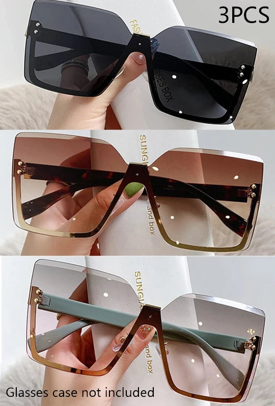 Half-frame Anti-uv Glasses