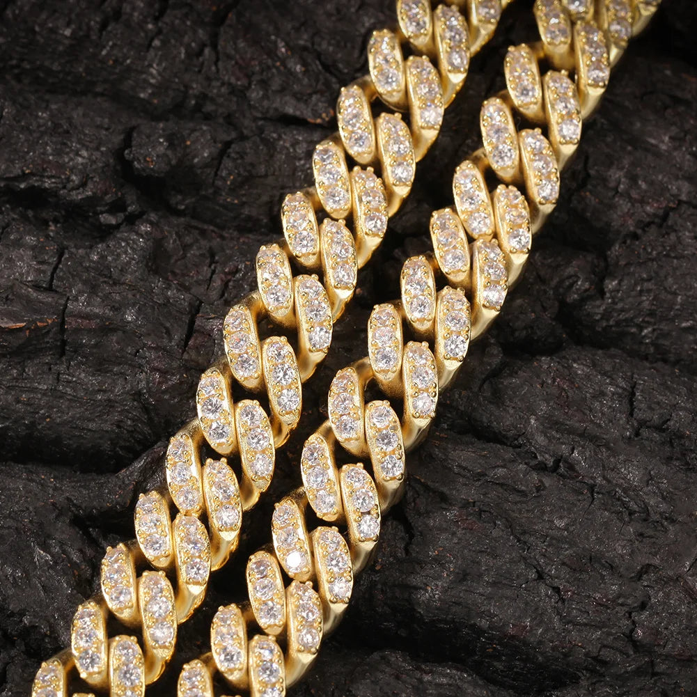 Cuban Chain Fully Iced Out AAA+ CZ