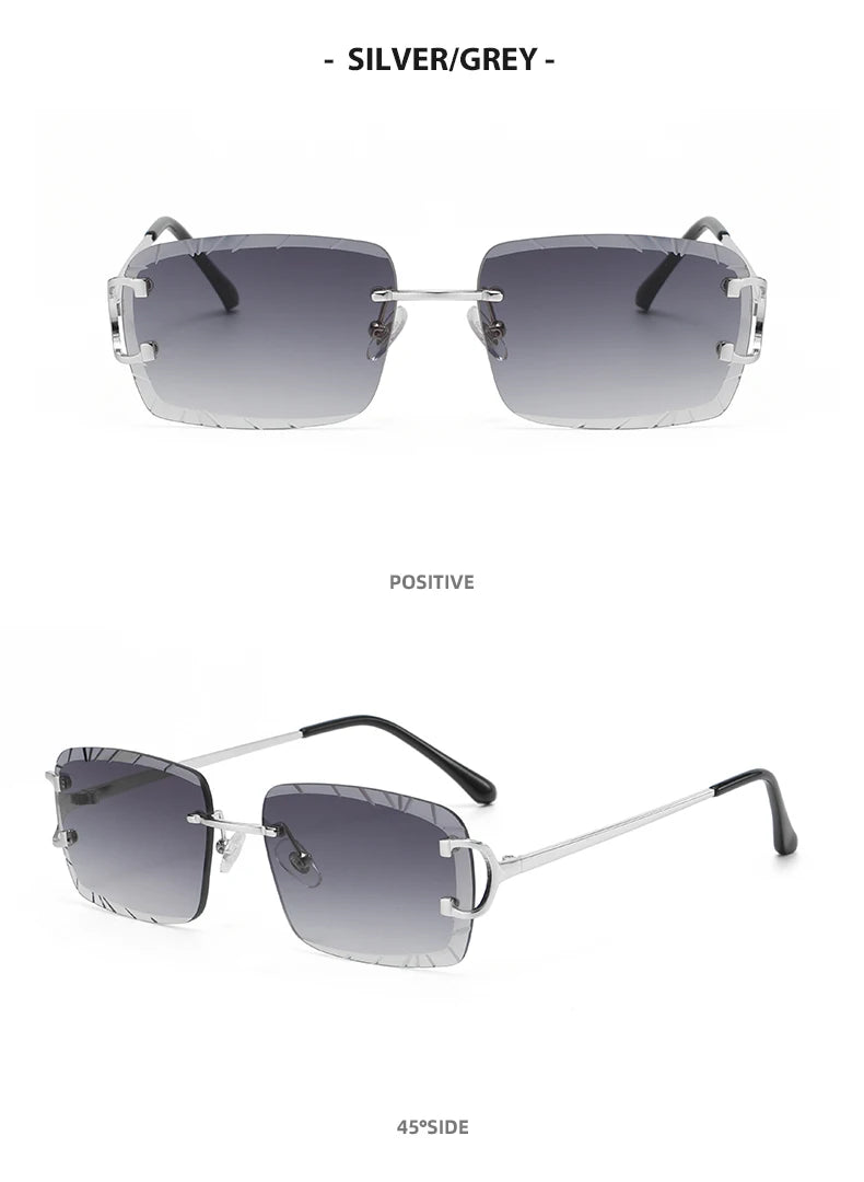 Square rimless street shot