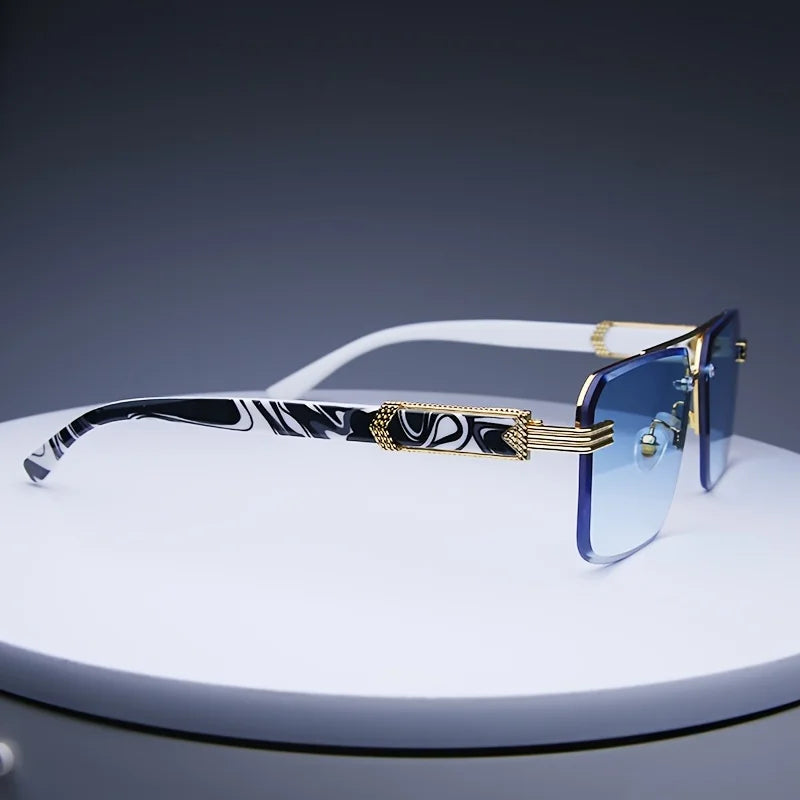 Rimless Classic Small Square Traveling Shades