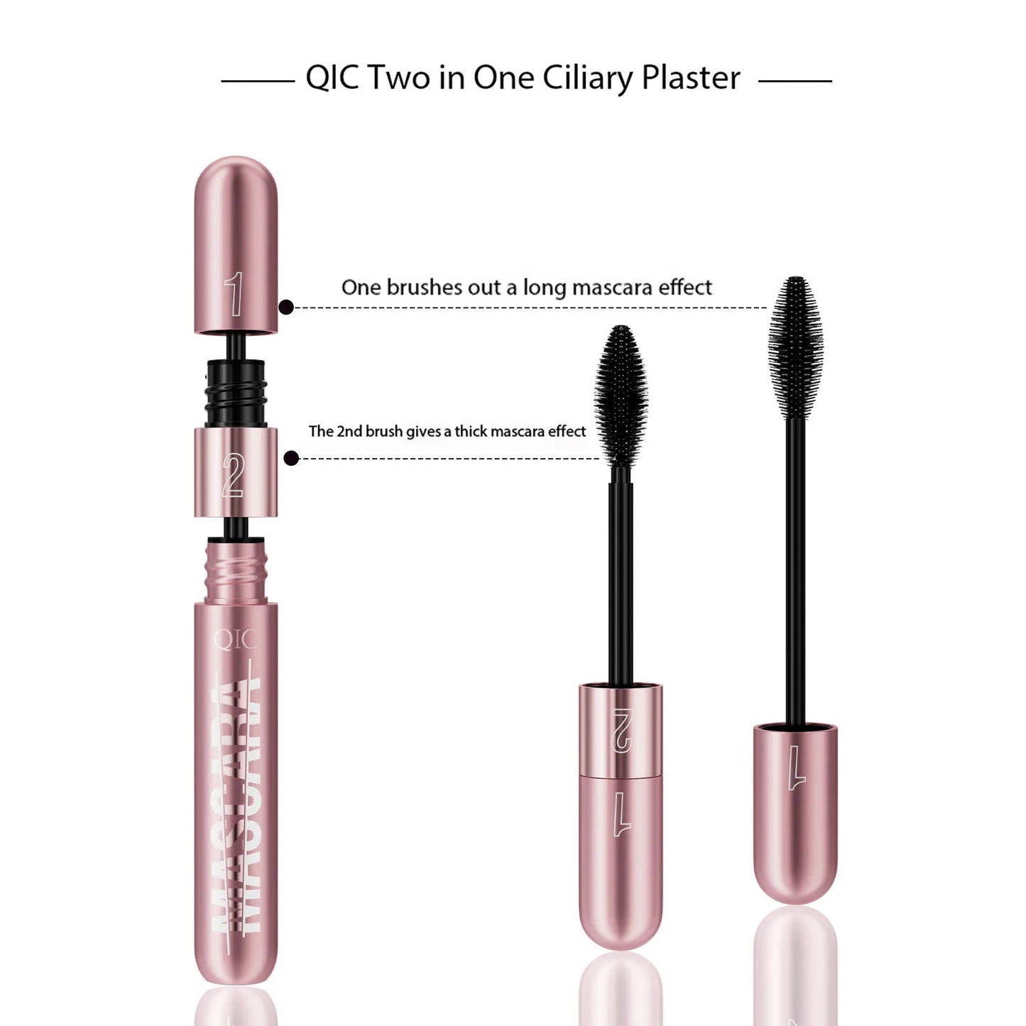 New rose gold double-effect mascara