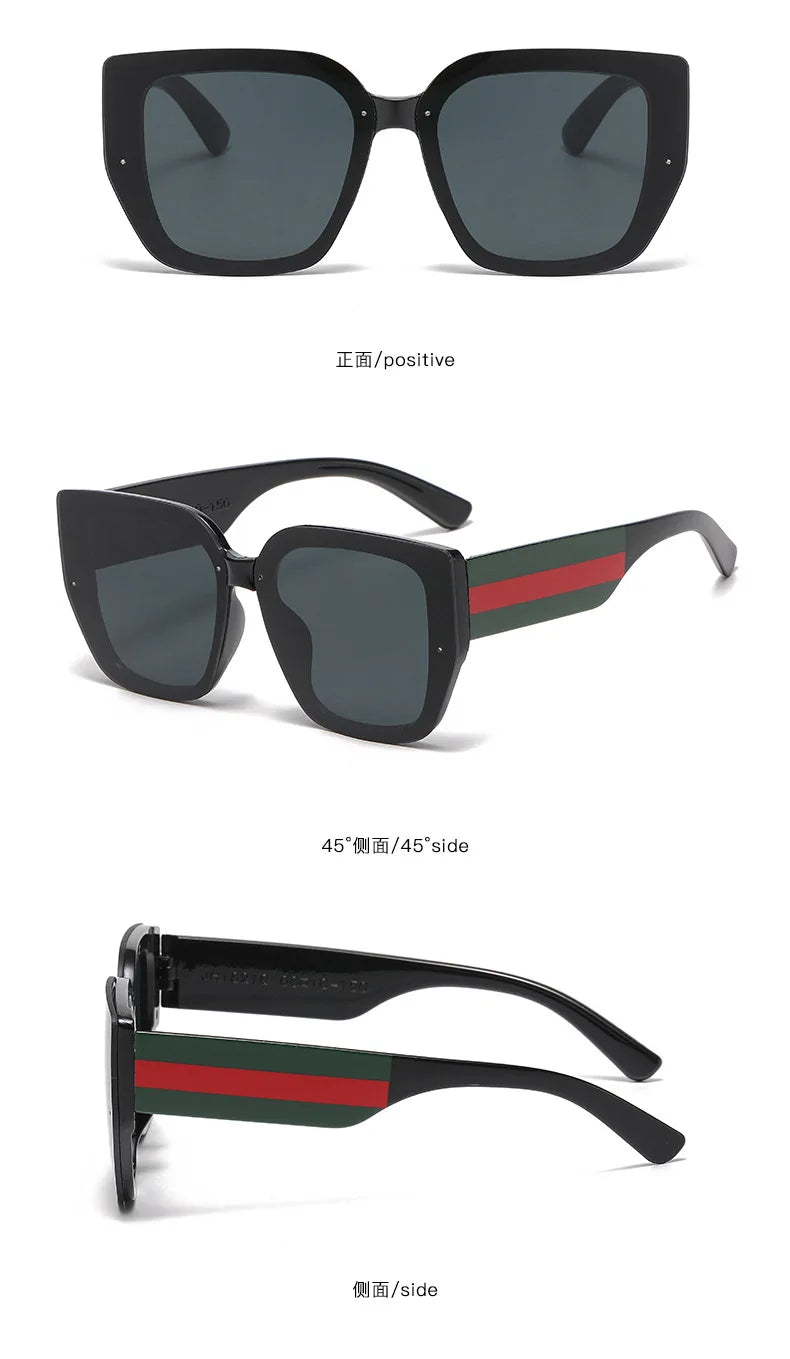 Square Retro Oversized Eyewear | UV400