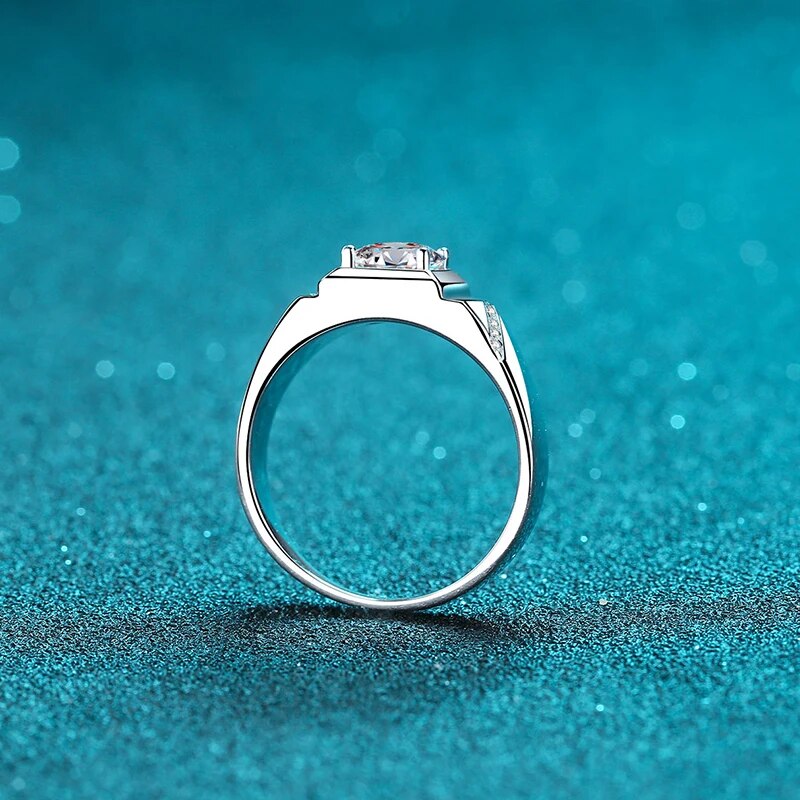 Moissanite Sterling Silver 2 Carat