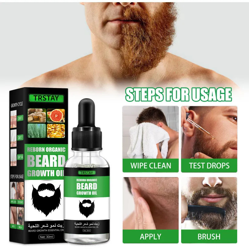Nourishing Beard | Chest Hair Growth Essential Oil