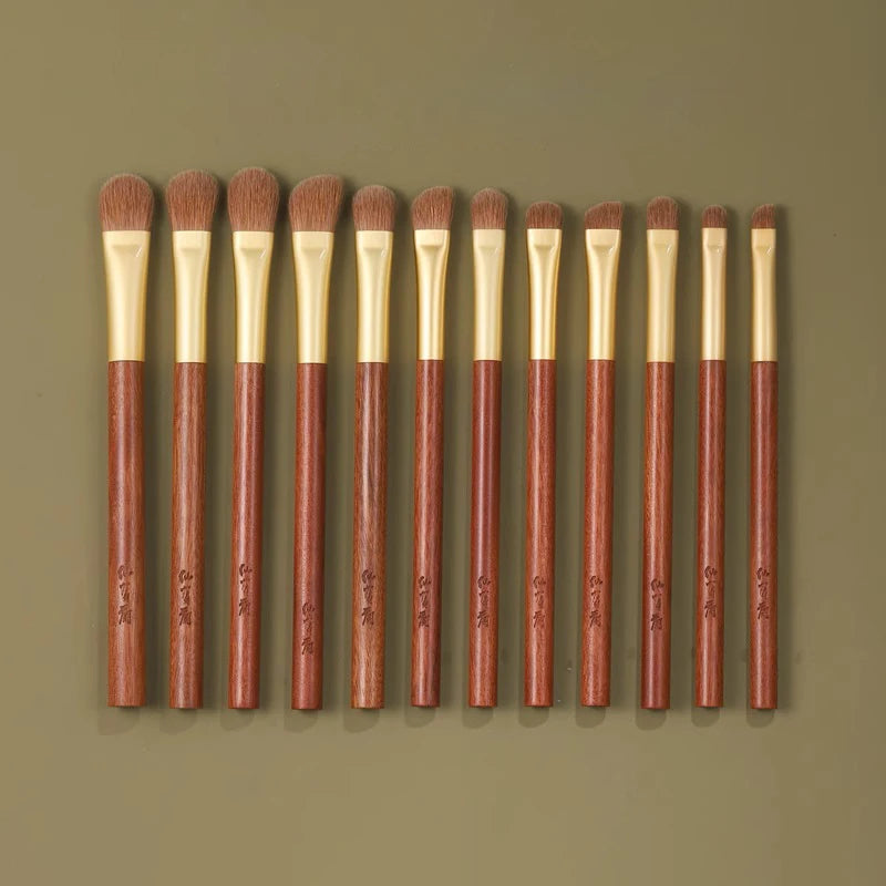 Professional Handmade Eye Shadow Brush African Rosewood