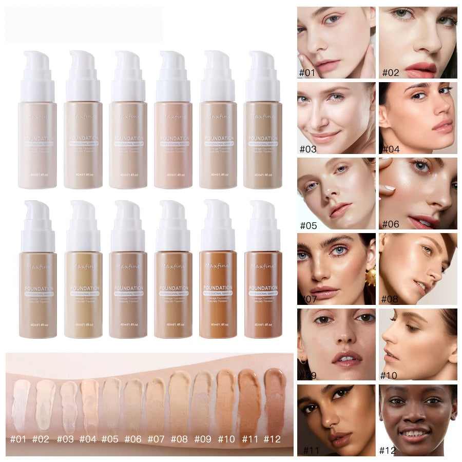 Liquid Foundation Effective | Concealer Waterproof Sweat-resistant