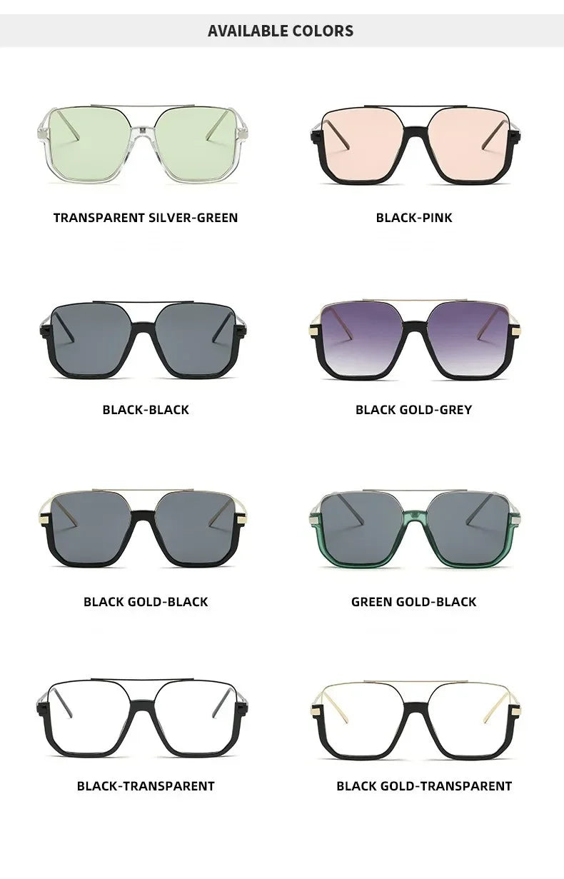 Retro Pilot Square Shades UV400