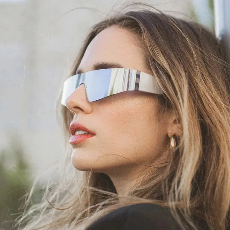One-pieces Rimless Shades UV400 Sunglasses