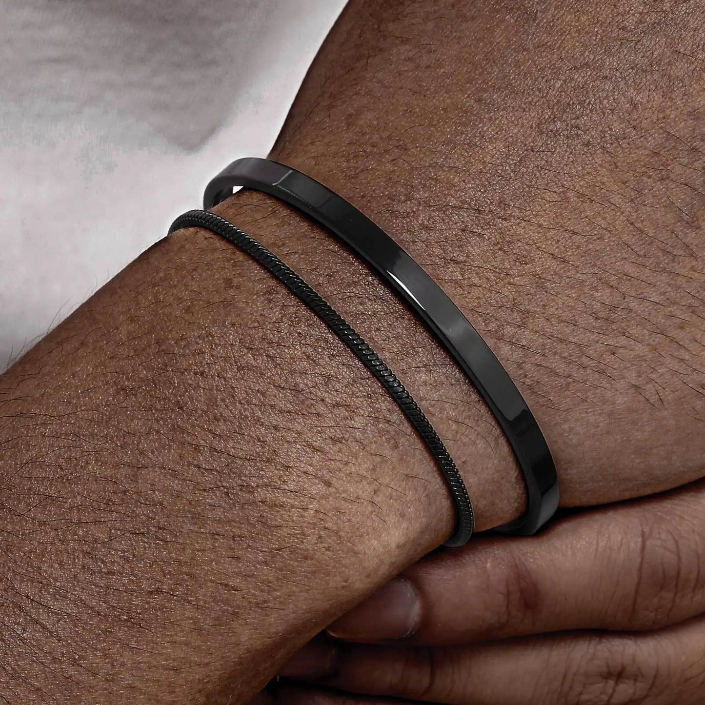 Stacked Open Cuff Bangle Jewelry