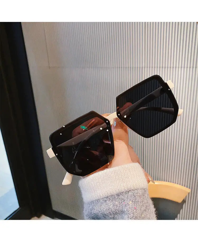 Big Frame Vintage Retro Eye Sunglasses 