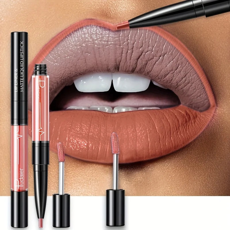 Ultra-Precise Waterproof Lip Liner Smooth, Sweatproof, Long-Lasting Wear