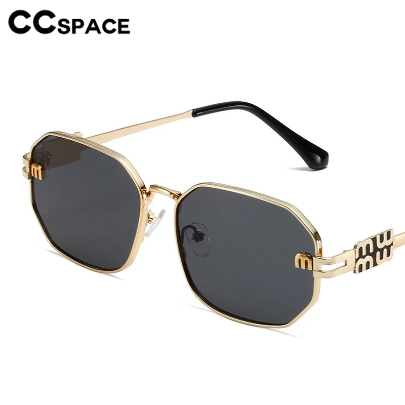 Polygon Retro Metal Punk Sun Glasses