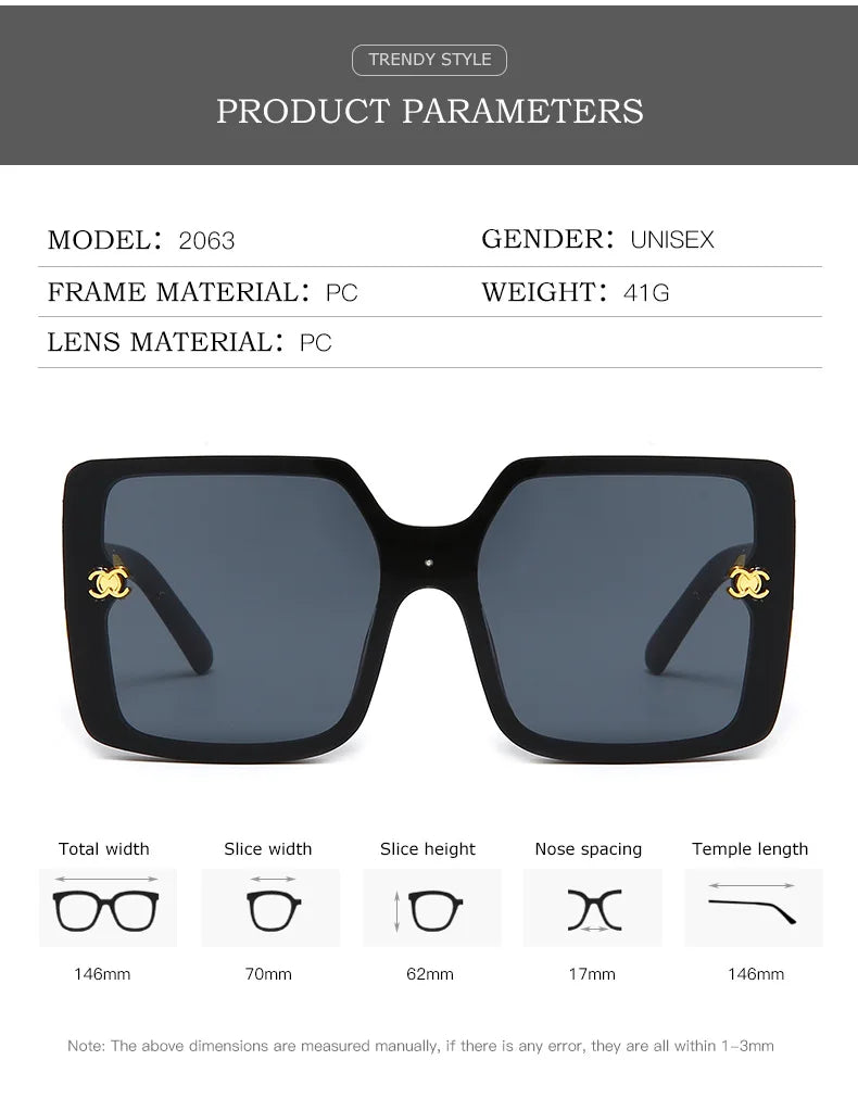 Luxury Glamour Sunglasses UV400