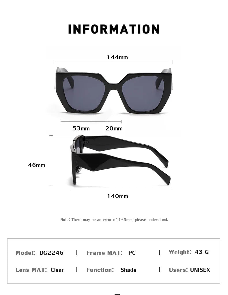 Cat eye sense ins sunglasses | UV protection