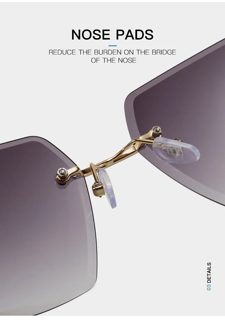 Rimless Luxury Vintage Summer Style