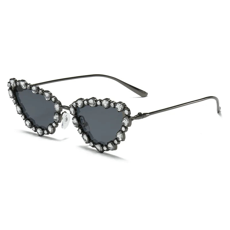 Luxury Cat-eye Rhinestone Shades