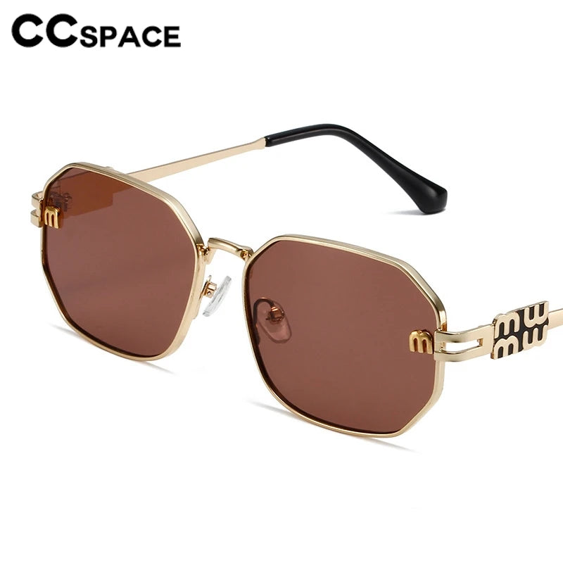 Polygon Retro Metal Punk Sun Glasses