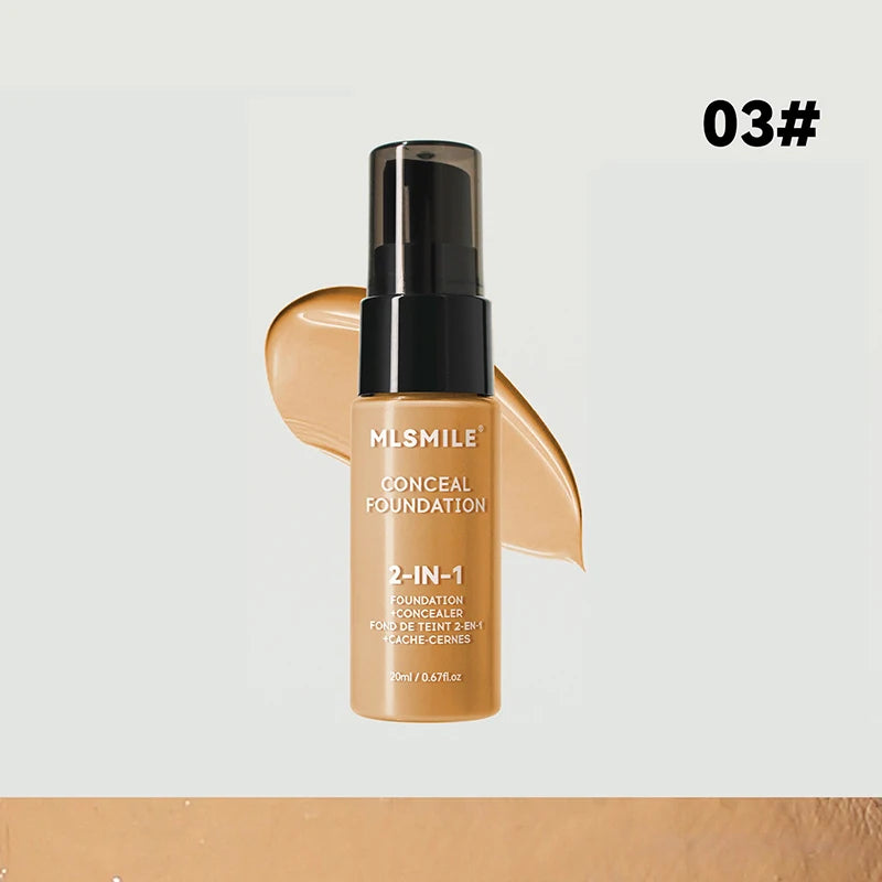Matte Liquid Foundation Oil Control Concealer BB Cream Waterproof
