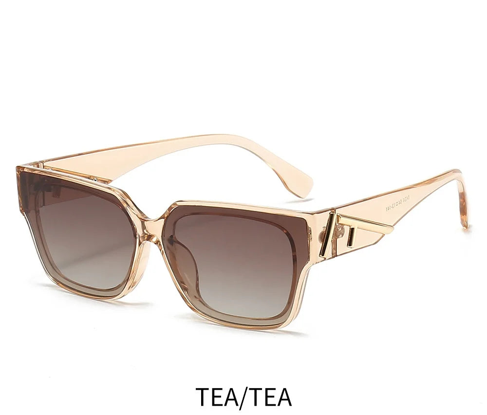 Unisex Square frame colored sunglasses