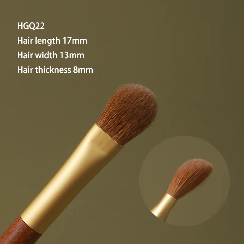 Professional Handmade Eye Shadow Brush African Rosewood