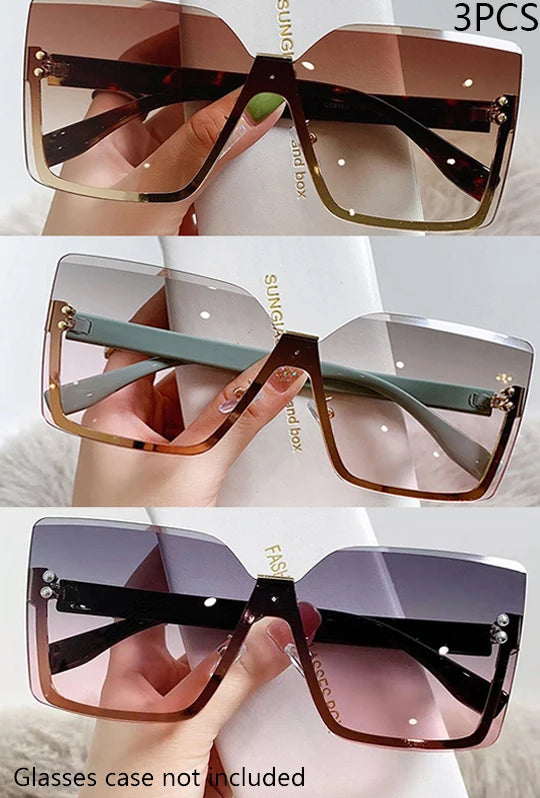 Half-frame Anti-uv Glasses