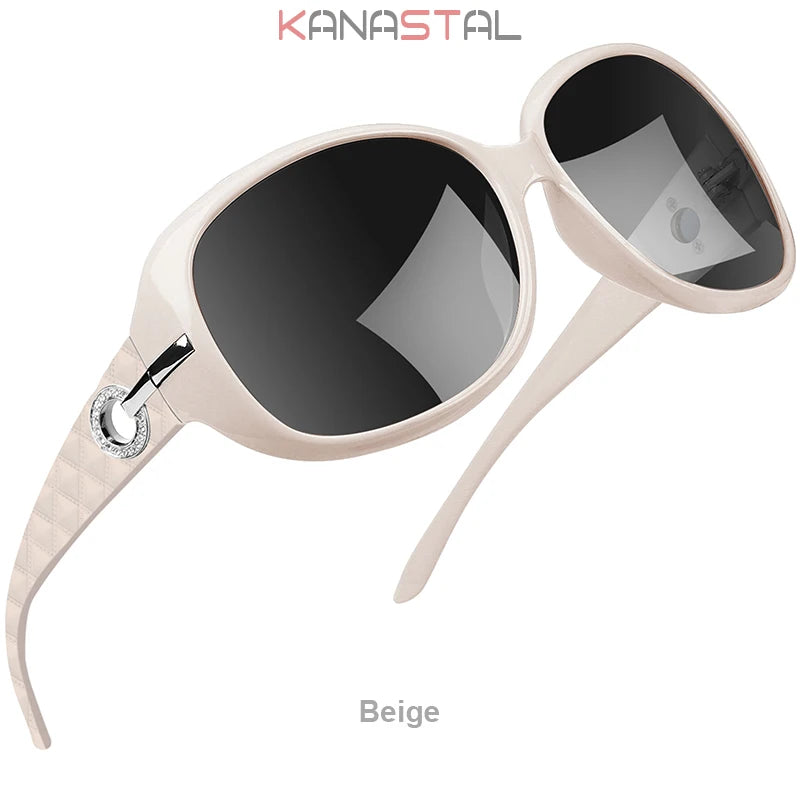 UV400 Retro Diamond Butterfly Sunscreen Glasses