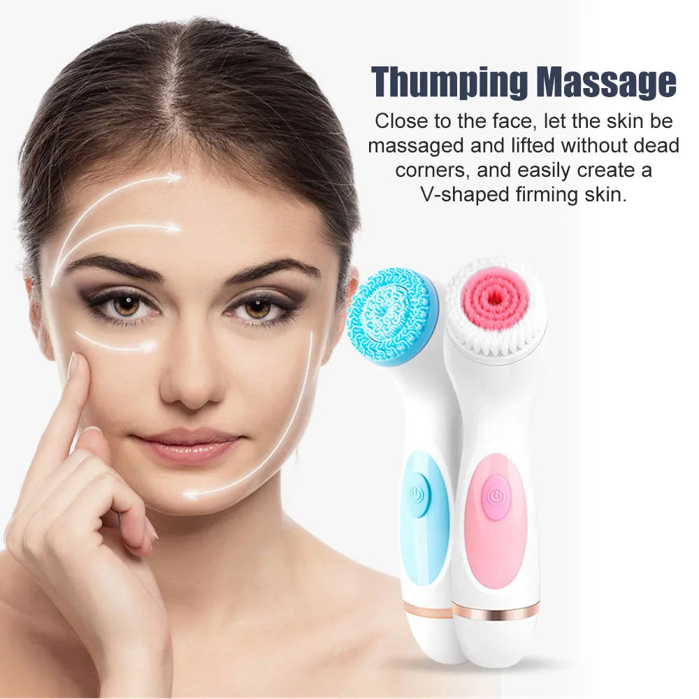 3 In 1 Sonic Rotating Electric Cleansing Brush