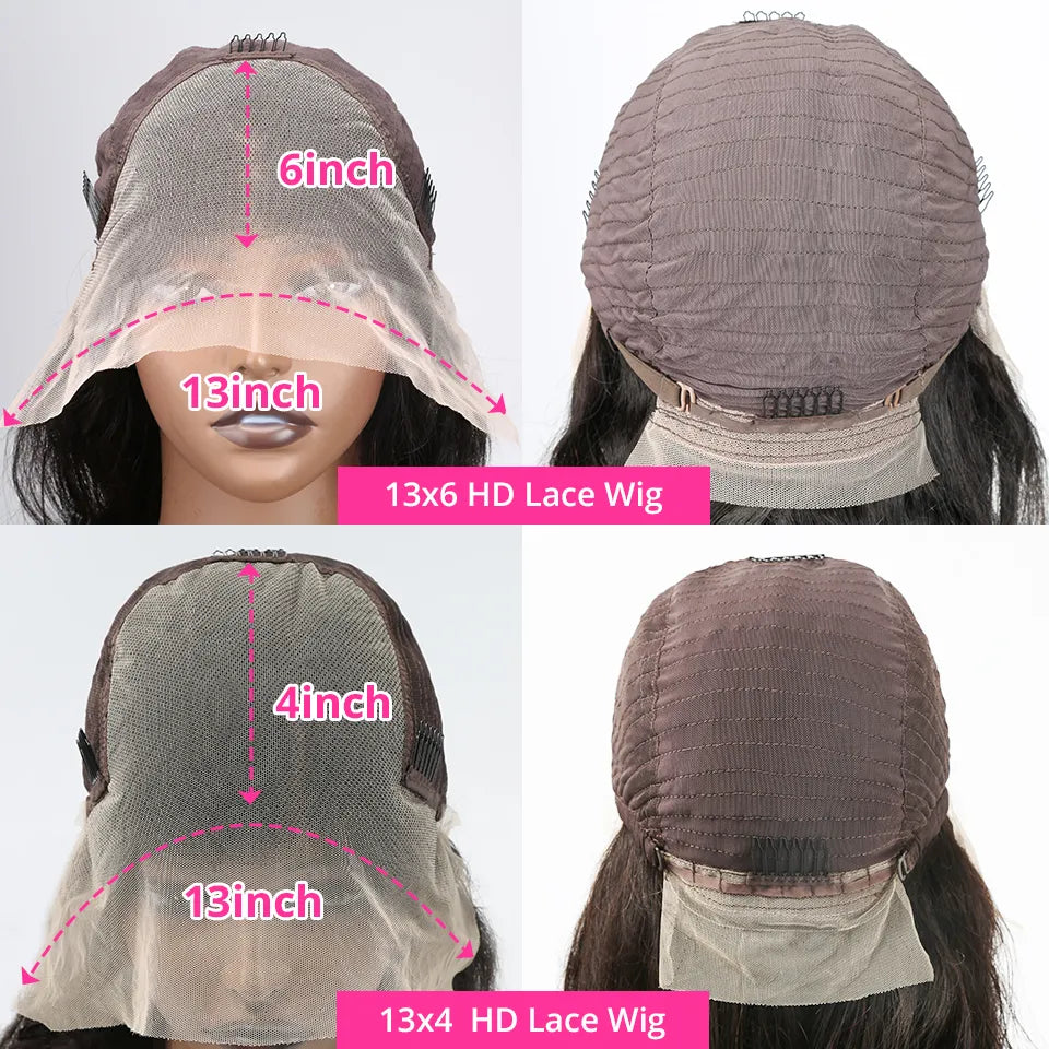 40Inch Deep Wave Frontal Curly Human Hair