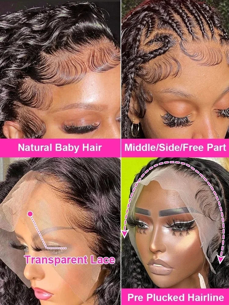 360 Pre Plucked Lace Wig | 13x4 Water Wave Lace