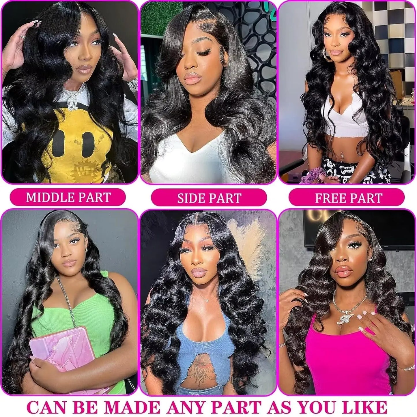 13x6 Hd Lace Frontal Wig Human Hair | 13x4 Body Wave