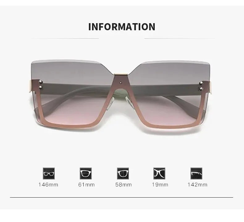 Half-frame Anti-uv Glasses